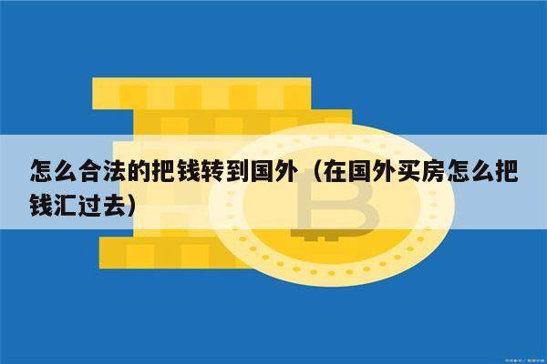 怎么合法的把钱转到国外（在国外买房怎么把钱汇过去）